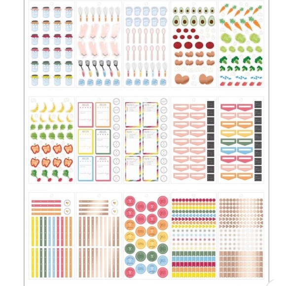 The Happy Planner Recipe Value Pack Stickers - Picture 4 of 4